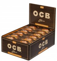 OCB - Virgin Slim Unbleached Rolls - Box - 24 St&uuml;ck