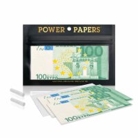 Power Papers 100 EURO - Super King Size + Tips - Box - 12 x 12 St&uuml;ck