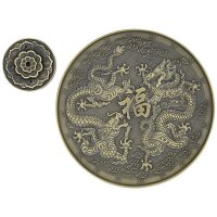 R&auml;ucherst&auml;bchenhalter - Metall - Chinesischer Drachen - Bronze - 1 St&uuml;ck