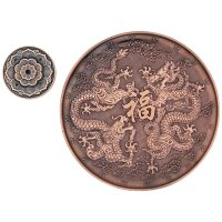 R&auml;ucherst&auml;bchenhalter - Metall - Chinesischer Drachen - Kupfer - 1 St&uuml;ck