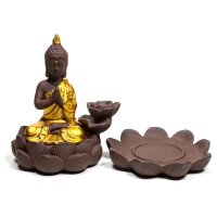 R&uuml;ckfluss R&auml;ucherschale - Buddha - 1 St&uuml;ck