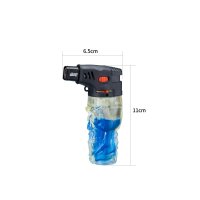 Champ - Skull Feuerzeug mit farbigem Gas Red/Blue - Display - 12 St&uuml;ck