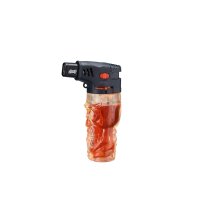 Champ - Skull Feuerzeug mit farbigem Gas Red/Blue - Display - 12 St&uuml;ck