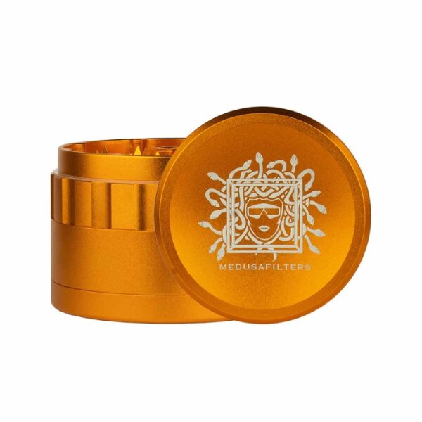 MedusaFilters - Keramik Spike Grinder - Orange - 64mm - 4 Part