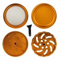 MedusaFilters - Keramik Spike Grinder - Orange - 64mm - 4 Part