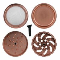 MedusaFilters - Keramik Spike Grinder - Ros&eacute; - 64mm - 4 Part