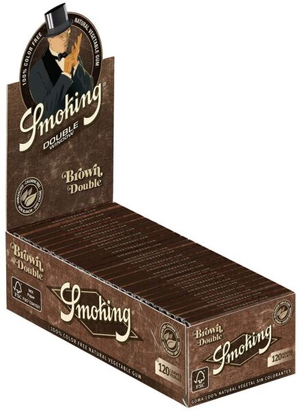 Smoking - Double Window - Brown - Box - 25 St&uuml;ck