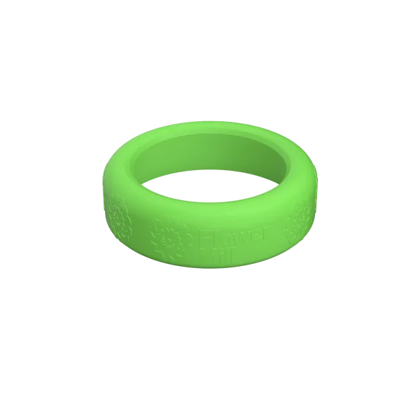 Flower Mill - Next-Gen - Silicone Mill Grip - 2.5" - 67.5mm - Neon Green