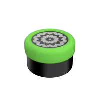 Flower Mill - Next-Gen - Silicone Mill Grip - 2.5" - 67.5mm - Neon Green