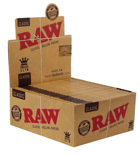 RAW - Classic - King Size Slim - Display - 50 x 32 St&uuml;ck