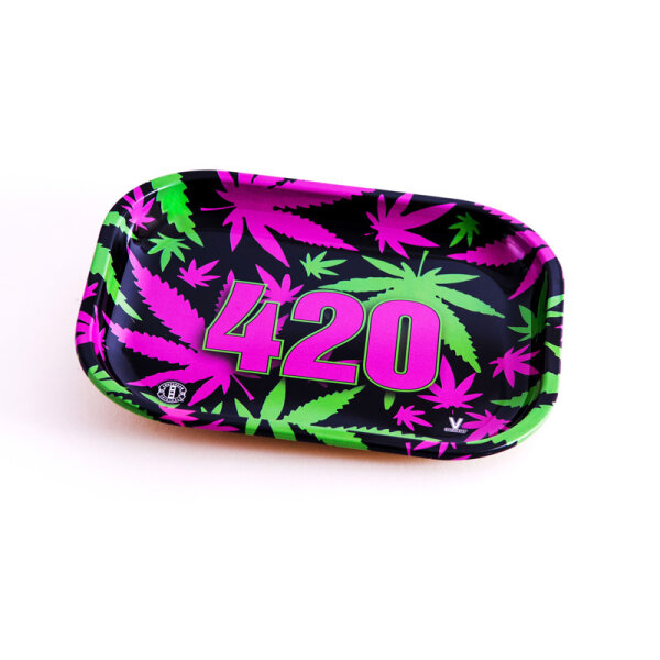 V Syndicate - Metal Rolling Tray - 18 x 14cm - 420 Vibrant