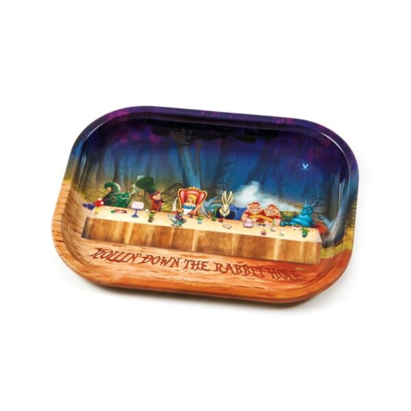 V Syndicate - Metal Rolling Tray - 18 x 14cm - Alice Dinner