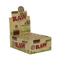 RAW - Organic Hemp - Rolls Slim - 5m - Display - 24...