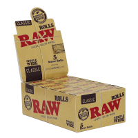 RAW - Classic - Rolls Single Wide - 5m - Display - 24...