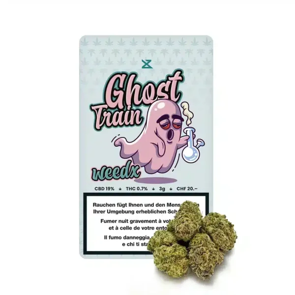 Weedx - Ghost Train - Indoor CBD Bl&uuml;ten - 3g