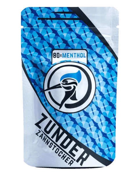 Zunder Zahnstocher - Menthol - Bag - 80 St&uuml;ck