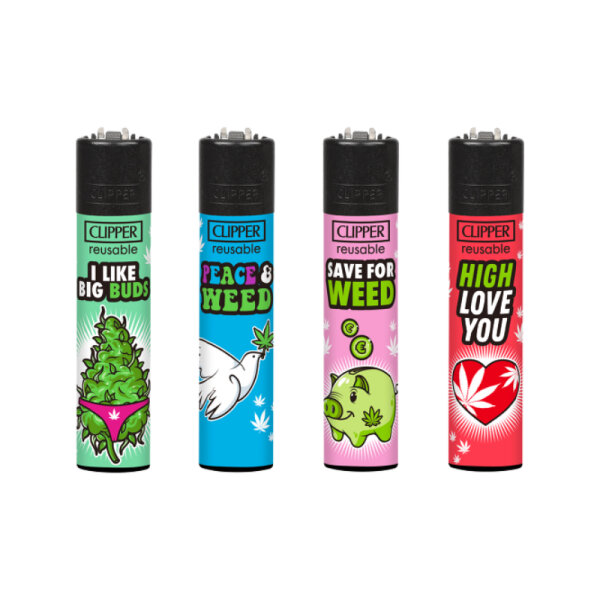 Clipper - Weed Slogan 11A - Display - 48 St&uuml;ck