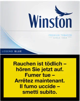 Winston - Legend Blue - 26er Big Zigaretten - Box - 8 St&uuml;ck