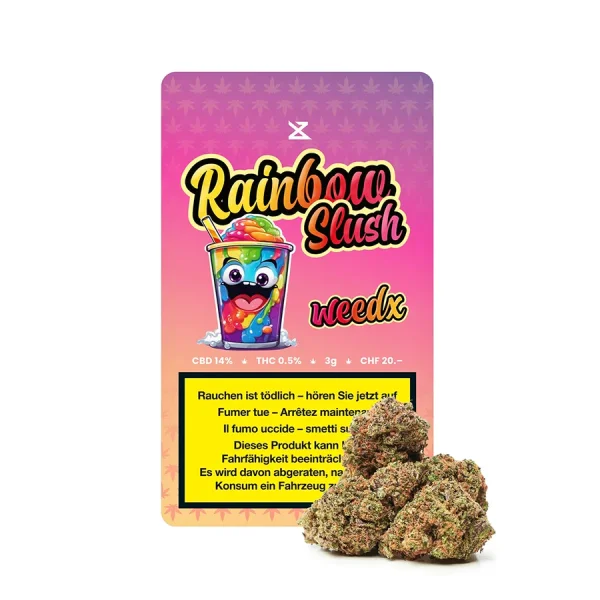 Weedx - Rainbow Slush - Indoor CBD Bl&uuml;ten - 3g