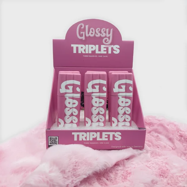 Glossy - Triplets - 3-Fach Case - Display - 12 St&uuml;ck