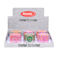 Metal Grinder - Batik Style - 52mm - 4 Layers - Display -...