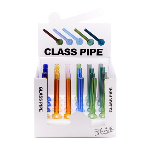 Glas Pipe Basic - 110mm - Display - 24 St&uuml;ck