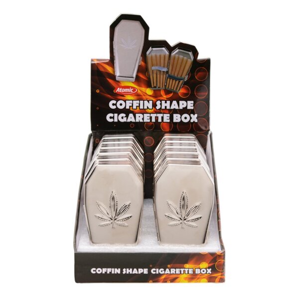 Zigarettenetui - Joint Coffin/Sarg - Display - 12 St&uuml;ck