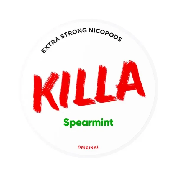 KILLA - Spearmint - All White Snus - 16g