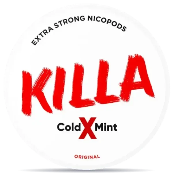 KILLA - Cold X Mint - All White Snus - 16g