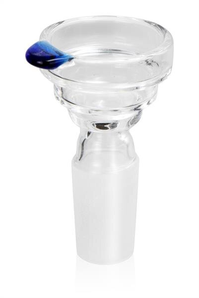 Bong Glaskopf - Stufen transparent - 14.5er Schliff