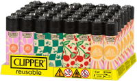 Clipper - GIZEH - Cherry - Display - 48 St&uuml;ck