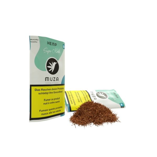 MUZA - HEMP Super Kush - Nikotinfreier Tabakersatz - 1 St&uuml;ck