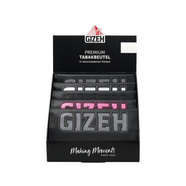 GIZEH - Premium Tabakbeutel - Box - 5 St&uuml;ck