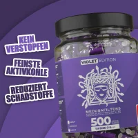 MedusaFilters - 500er Glas - VIOLET