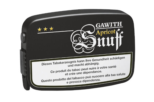 Gawith - Apricot Snuff - Display - 10 x 10g