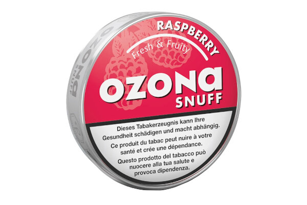 Ozona - Raspberry Snuff - Display - 10 x 6g