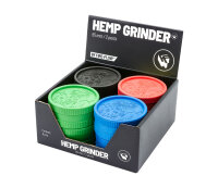 Hemp Grinder - 420 Alien - 55mm - 2 Layers - Display - 8 St&uuml;ck