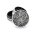 Metal Grinder - 40mm - 3 Layers - Silver - Neon Leaves 3/4 - Display - 6 Stück