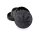 Metal Grinder - 50mm - 4 Layers - Black - Leaves 36 - Display - 4 Stück
