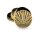 Metal Grinder - 50mm - 4 Layers - Gold - Highlife - Display - 4 Stück