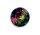 Metal Ashtray - 135mm - Leaves Gradient metallic - Display - 6 St&uuml;ck
