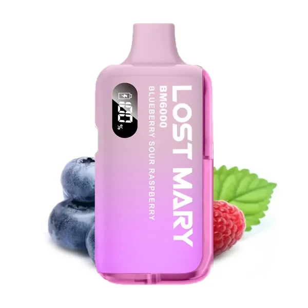 LOST MARY - BM6000 - 20mg/ml - Blueberry Sour Raspberry