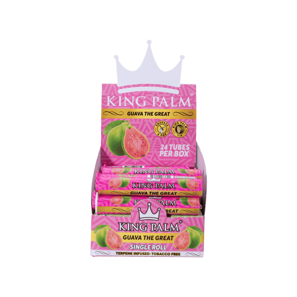 King Palm - Mini Tube - Guava the Great - 1 St&uuml;ck - Display - 24 St&uuml;ck