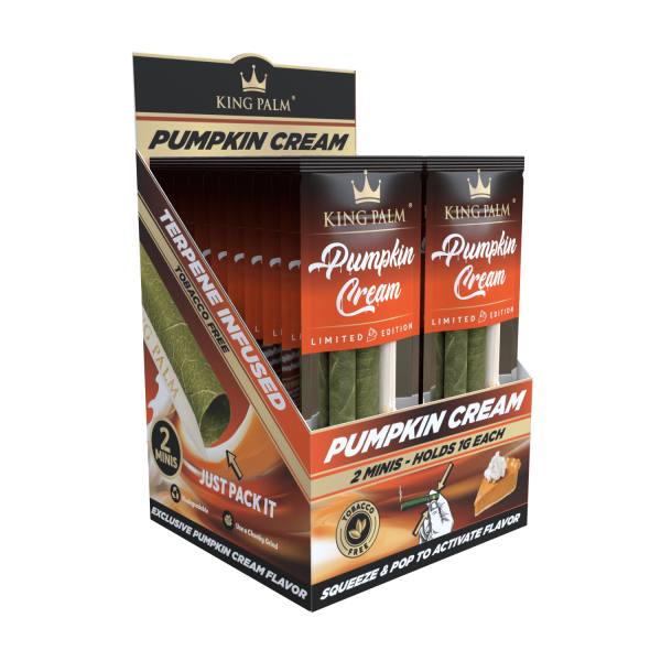 King Palm - Mini - 2 St&uuml;ck - Pumpkin Cream - Display - 20 St&uuml;ck
