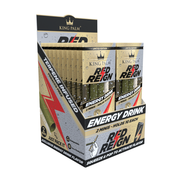 King Palm - Mini - 2 St&uuml;ck - Red Reign - Display - 20 St&uuml;ck