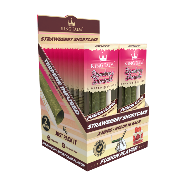 King Palm - Mini - 2 St&uuml;ck - Strawberry Shortcake - Display - 20 St&uuml;ck