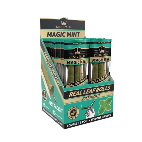 King Palm - Slim - 2 St&uuml;ck - Magic Mint - Display - 20 St&uuml;ck