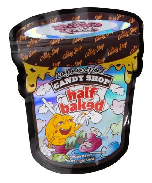 Smellproof Bags / Grips - Half Baked - 160x130mm - 50 St&uuml;ck