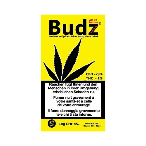 Budz - AK 47 - Indoor CBD Small Buds - 10g