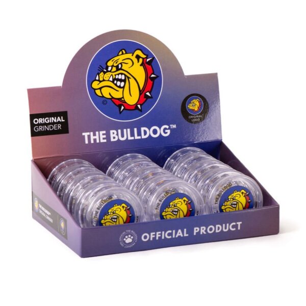 Bulldog - Plastic Grinder - 60mm - 3 Layers - Display - 12 St&uuml;ck